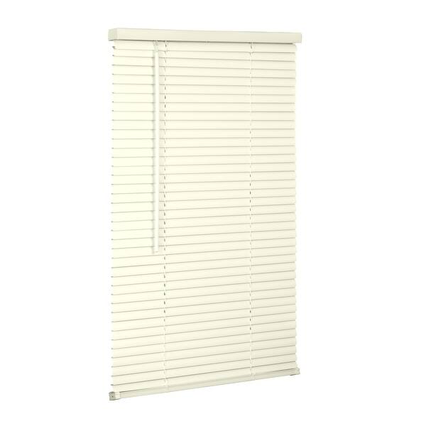 1" Cordless Vinyl Mini Blind Alabaster Bed Bath & Beyond 32657089